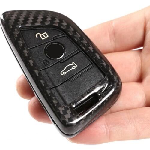 Key Shell Protective Wear-resistant Carbon Fiber Anti-scratch Car Key Cover for BMW X1 X2 X3 X5 X6