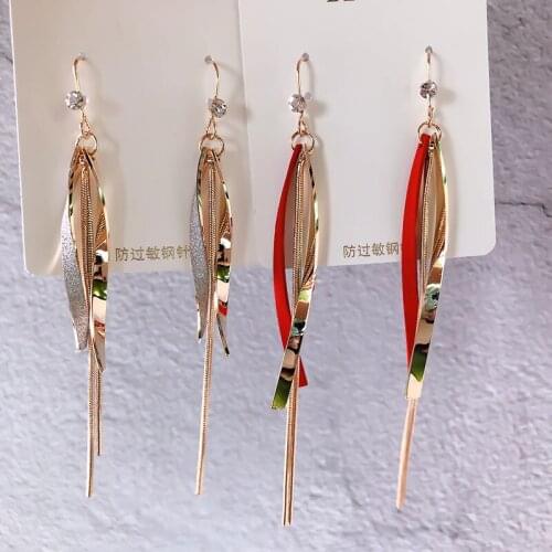 Tassel Earrings Drop Earrings for Women 2020 Fashion Earrings Trendy Unusual Earrings Best Friend Birthday Jewelry серьги