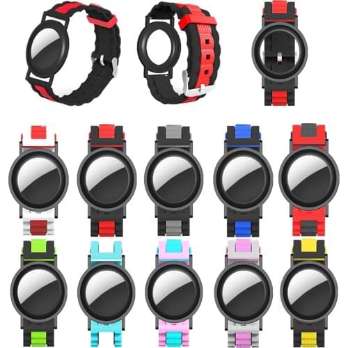 1PCS Bracelet For AirTag Anti-Lost Silicone Case Protective Cover Design For Apple Airtag Tracking Tracker Anti-lost Sleeve new