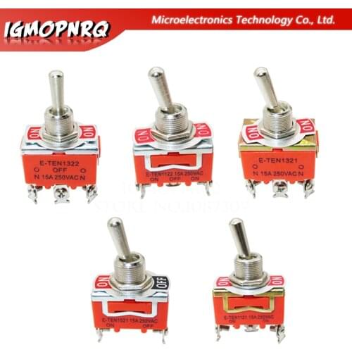 1PCSToggle switch E-TEN1021 1121 1122 1221 1321 1322 15A 250VAC