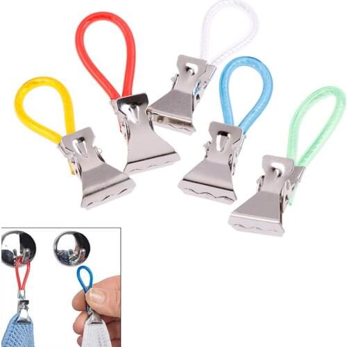 5 X Towel Hanging Clips Hooks Loops Hand Towel Hangers Hanging Clothes Pegs