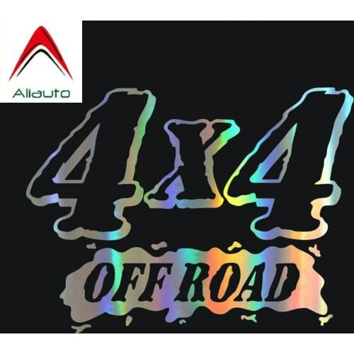 Aliauto Personality Car Sticker 4 X 4 Off Road Auto Motorcycles Decoration Vinyl Decal for Volkswagen Renault Kia Opel,19cm*14cm