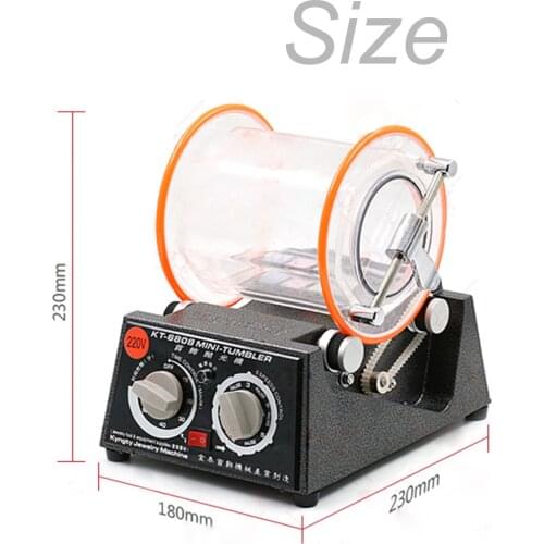 Capacity 3 kg Drum polishing machine, Jewelry rotary tumbler, tumbling machine, Mini-Tumbler, Jewelry Tools & Equipment