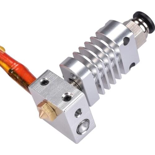 BIQU 3D Full Metal V6 J-head hotend Bowden Filament Wade Extruder kit CR10 for V6 1.75/3.0MM Bowden Extruder 0.4 Nozzle