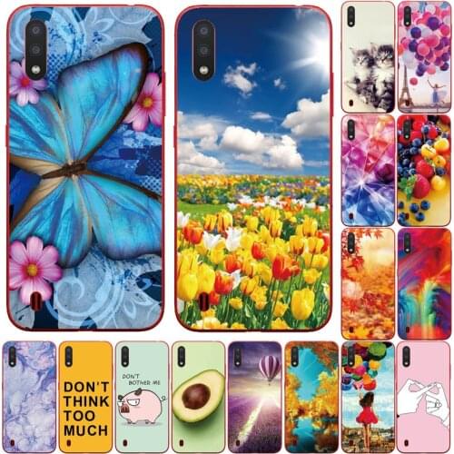 For Samsung M01 Case 5.7" Silicon Soft TPU Back Phone Case Cover For Samsung Galaxy M01 M 01 SM-M015FZBDSER m015 Protective