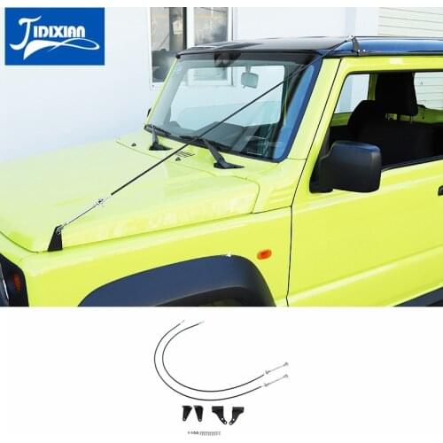 MOPAI Styling Mouldings for Jimny JB74 Car Hood Obstacle Eliminate Rope Limb Riser Kit for Suzuki Jimny 2019-2020 Accessories