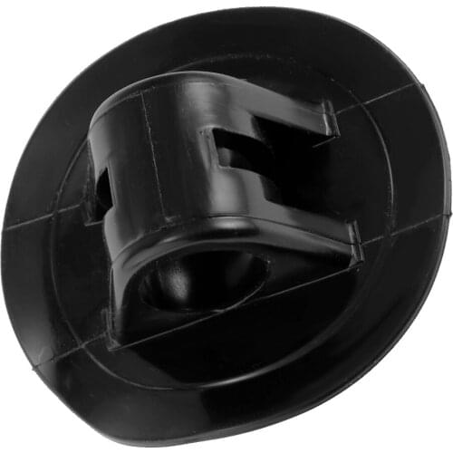 Round PVC Single Hole Rope Mount Hook Buckle Bungee Holder Sun Shade Mounting Base Clip Fastener for Marine Boat Kayak Canoe