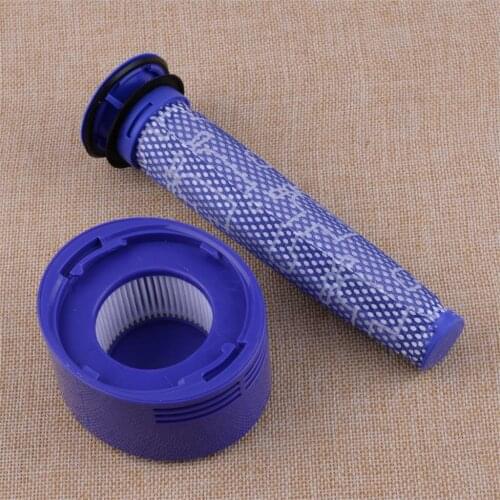 LETAOSK 2pcs/set HEPA Pre & Post Motor Filter Cordless Vacuum Parts Replacement Fit for Dyson V7 V8