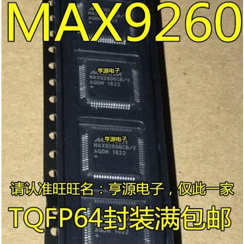 MAX9260 MAX9260GCB MAX9260GCB/V/V + T TQFP64 microprocessor chips