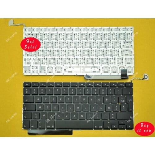 NEW Original AZERTY French Keyboard Clavier for APPLE Macbook Pro A1286 2009 2010 2011 Laptop Black For Backlit Version