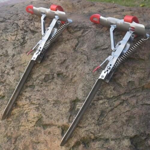 New Generation Spring Ventress Stainless Steel Automatic Fishing Holder Useful Sea Fishing Mount Tackle Tools