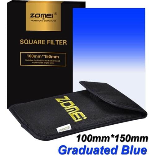 New Zomei Square Filter 100mm x 150mm Professional Graduated Blue 100mm*150mm 100x150mm for Cokin Z-PRO Series Lee Holder