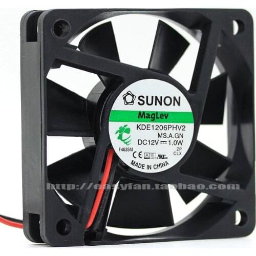 Brand new SUNON KDE1206PHV2 6015 12V 1.0W 6CM cooling fan