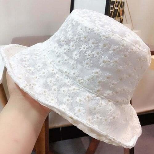 Solid Color Bucket Hat for Women Summer Anti-UV Foldable Wide Brim Bucket Hat for Women Sun Hat Fisherman Hats chapeau femme