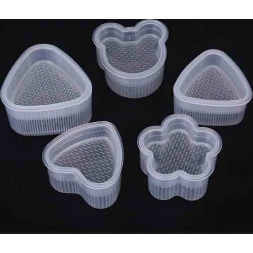 DIY Sushi Mold Practical Kitchen Bento Decorating Sushi Onigiri Mold Food Press Triangular Form Rice Ball Maker Accessorie
