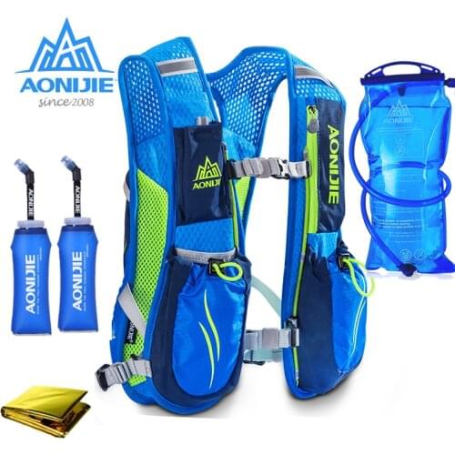 NEW AONIJIE Running Marathon Hydration Nylon 5.5L Outdoor Running Bags Hiking Backpack Vest Marathon Cycling Backpack