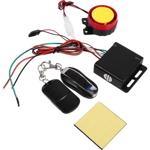 Motorcycle 12V 125db High Power waterproof Anti-theft Security Alarm System Remote Control Smart alarm Remote arming/disarming