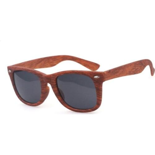 Vintage Men Imitate Wooden Sunglasses Women Rice Nail Leopard Spectacles Fashion Classic Trend Square Eyewear Glasses UV400 N9