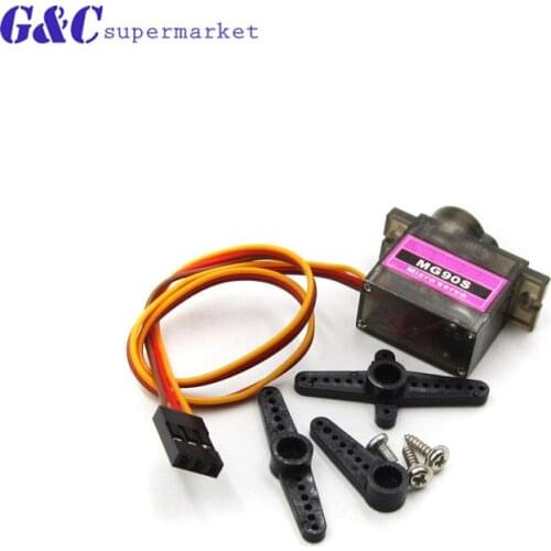 1pcs MG90S Metal gear Digital 9g Servo For Rc Helicopter plane boat car MG90 9G IN STOCK