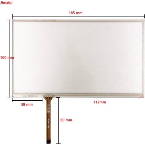 165*100 mm 165mm * 100 mm 4Pin Resistive 7" inch Touch Screen Panel Digitizer sensor for Car DVD PLC MP5 7018B Glass