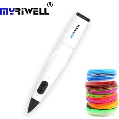 Myriwell 3D Pen Professional 3D Printing Pen with 10 Colors PCL Filament Creative Toy Gift For Kids Drawing DIY 3D Printer Pen