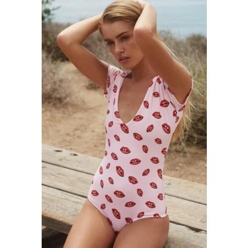 Alic chan Red Swimwear