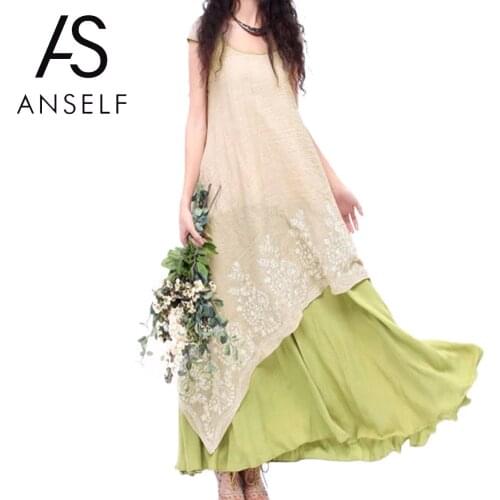 Цветочные летние платья ANSELF China At AliExpress