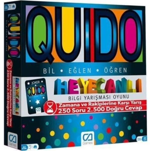 CA.5046 EGİTİCİ QUIDO BOARD GAME