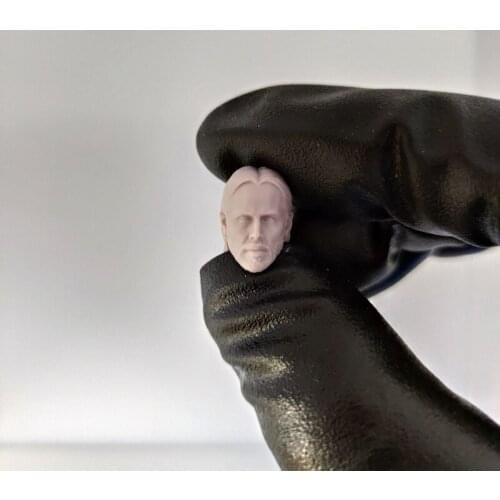Blank 1/18 Scale Killer Keanu Reeves Head Sculpt Unpainted Fit 3.75" Figure