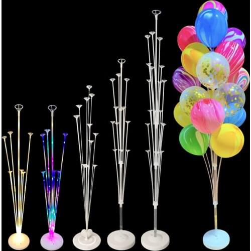 Birthday Party Balloons Stand Holder Column Confetti Ballons Happy Birthday Party Decorations Kids Adult Wedding Christmas Decor