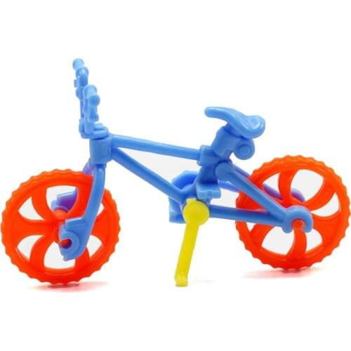 Mini Kids DIY Finger Bicycle Model Bike Fans Children Toy Gift Elegant Bend Road Simulation Collection Toys Baby Gift