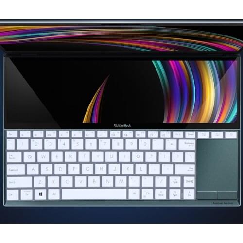 For Asus ZenBook Duo UX481 FL FN UX481FL UX481F ux481fn 14 inch laptop UX4000F 2020 Silicone Keyboard Cover skin Protector