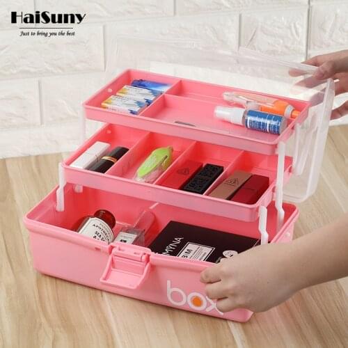 Home Medical Box Outdoor Camping First Aid Medical Supplies Organizer Multifunctional Toolbox Plastic Storage Box First Aid Kit