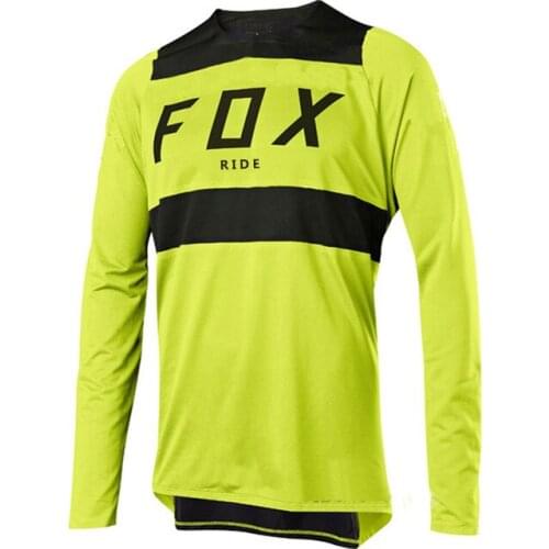 Ride fox bike jerseys cross country motorcycle mountain bike downhill Sweatshirt T-shirt MTB breathable quick drying clothes