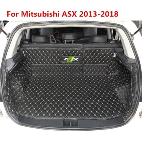 Car trunk mat For Mitsubishi ASX 2013-2018 Cargo Liner Interior Accessories Carpet car styling Foot Trunk mat