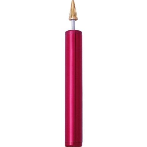 LMDZ Red Leather Edge Dye Pen,Colorful Edge Roller Applicator,Essential Leather Edge Printing Tool for Leather Working