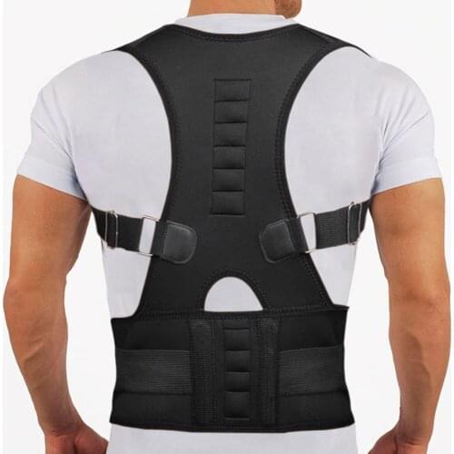 Magnetic Therapy Bone Care Upper Back Spine Support Brace Belt Shoulder Posture Correction Humpback Belt Pain Relief Women Men