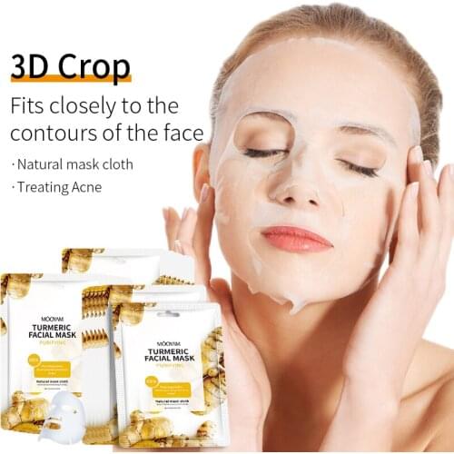 Turmeric Mask Anti Acne Whitening Private Label Face Mask Name Brand Mask for Face Skin Care