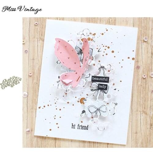 Miss Vintage Craft Metal Cutting Dies Cut Die Mold Geometry Circle Decoration Scrapbook Paper Mould Blade Punch Stencils Dies