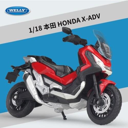 WELLY 1:18 2018 HONDA CB1000R Alloy Road Sport Motorbikes Model Practical Shork absorber Toys For Children Gifts Toys Collection