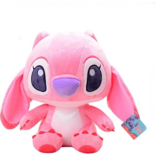 22cm Disney Lilo & Stitch Couple Models Cartoon Stuffed Plush Dolls Anime Plush Baby Toys Pendant Toys Girl Kids Birthday Gift