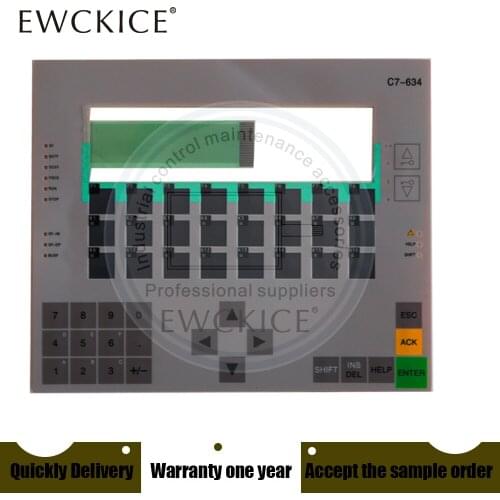 NEW 6ES7634-1DF02-0AE3 C7-634 6ES7 634-1DF02-0AE3 HMI PLC Membrane Switch keypad keyboard
