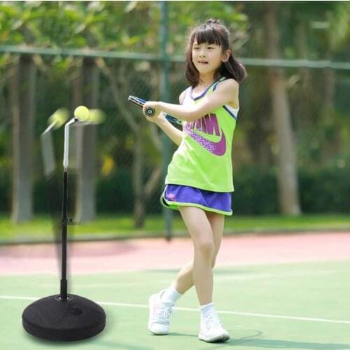Plastic Tennis Swing Trainer Machine Portable Tennis Ball Training Tool Equipment Indoor Outdoor Sparring Practise Set