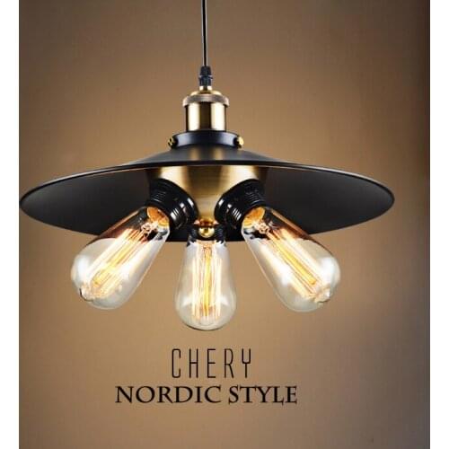 American style Umbrella grid pendant lamp E27 Lighting Loft modern lighting illumination For Kitchen/Cabinet bedroom cafe bar