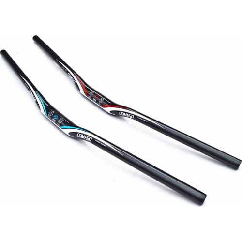 T700 carbon fiber mountain bike handlebar bicycle parts 3k finish 31.8 640 - 720/740/760mm mtb riser bars 3k finish bar