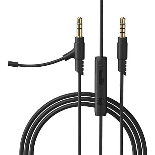Spring Coiled OFC Replacement Cable Extension Cord for Marshall Major Monitor Mid I II 2 III A.N.C Voice Bluetooth Headphones