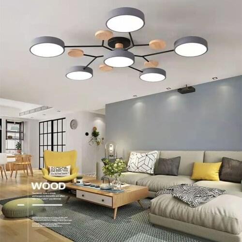 Modern minimalist living room LED ceiling lamp bedroom dining room lighting chandelier factory direct sales