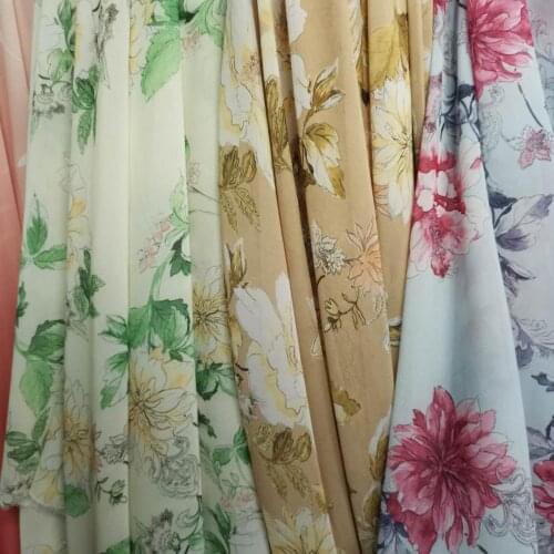 Chiffon Fabric Flower 50D Cosplay Dress Scarf Tissue Shirt Material Breathable DIY Sewing Accessory