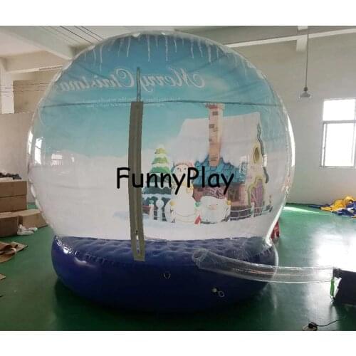 Party tents for Christmas Decoration,inflatable snowball diy snow globle tent,blow up bubble tents,inflatable yard tent