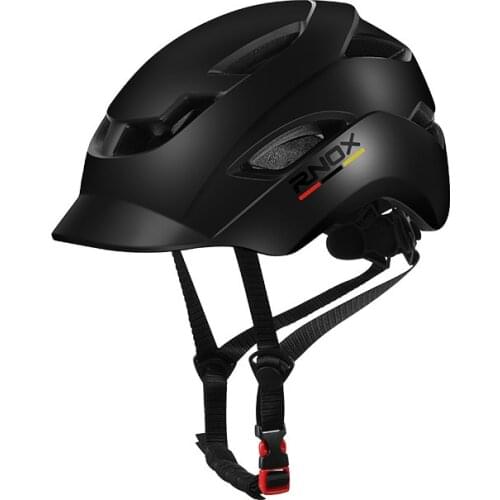 RNOX cycling helmet one-piece solid color free size urban commuter leisure bicycle helmet bicycle accessories Free Shipping